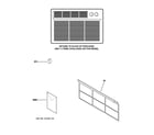 GE AST05LLS1 room air conditioner diagram