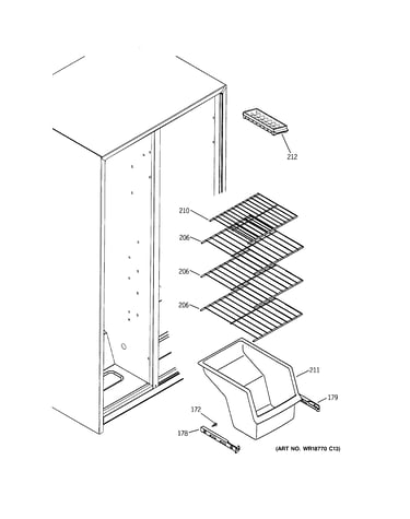 Freezer shelves