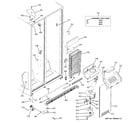 GE BSS25JFTDWW freezer section diagram