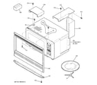 GE JKP86SH6SS microwave enclosure diagram