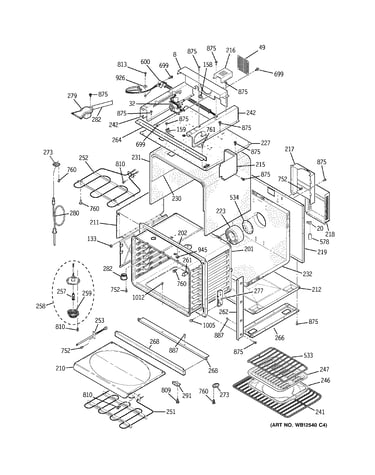 Body with microwave support