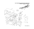 GE JTP86SH4SS microwave body parts diagram