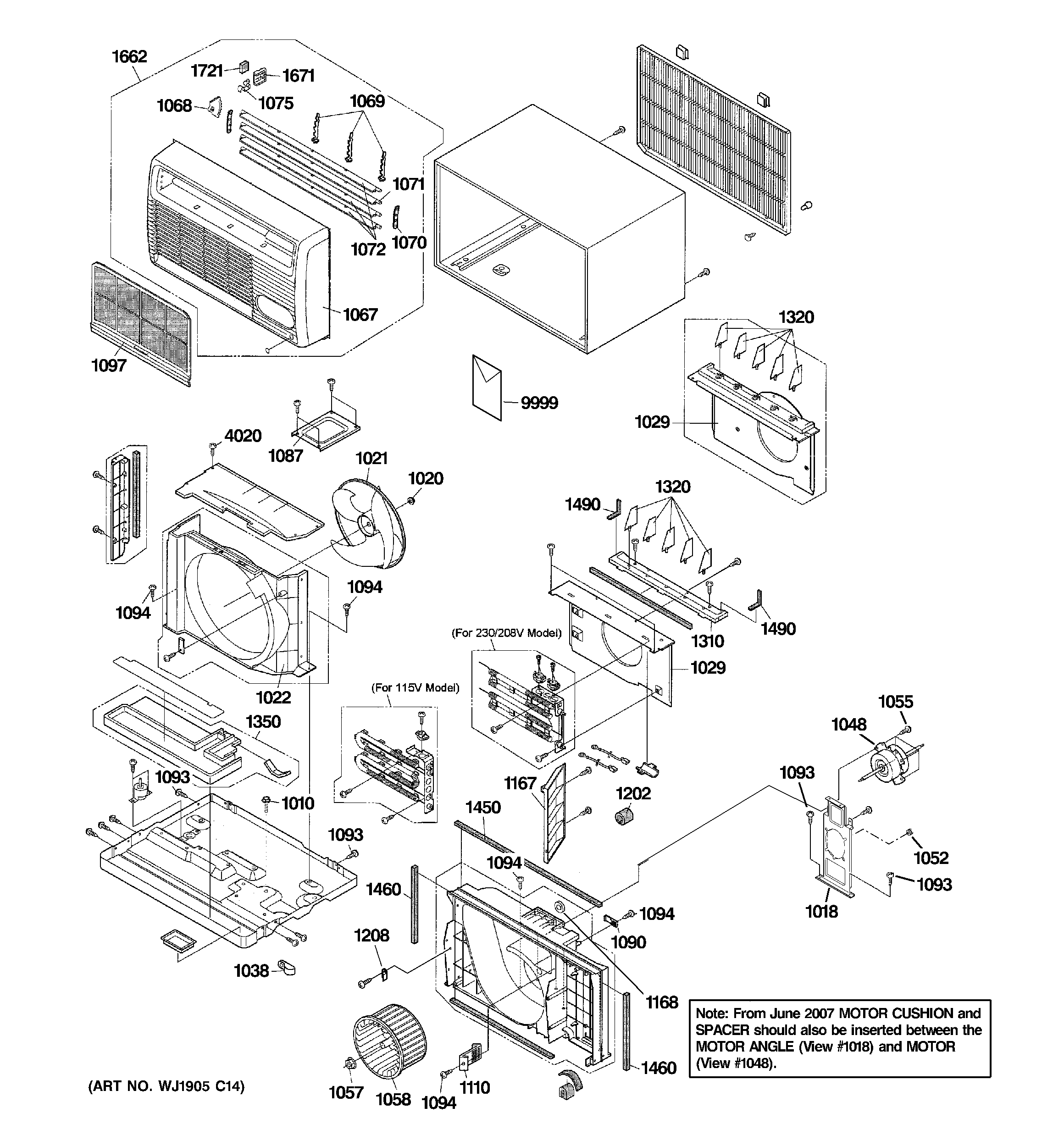 Cabinet & components