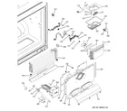 GE PFCS1NFXASS freezer section diagram