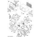 GE AJCQ08ACCM2 cabinet & components diagram