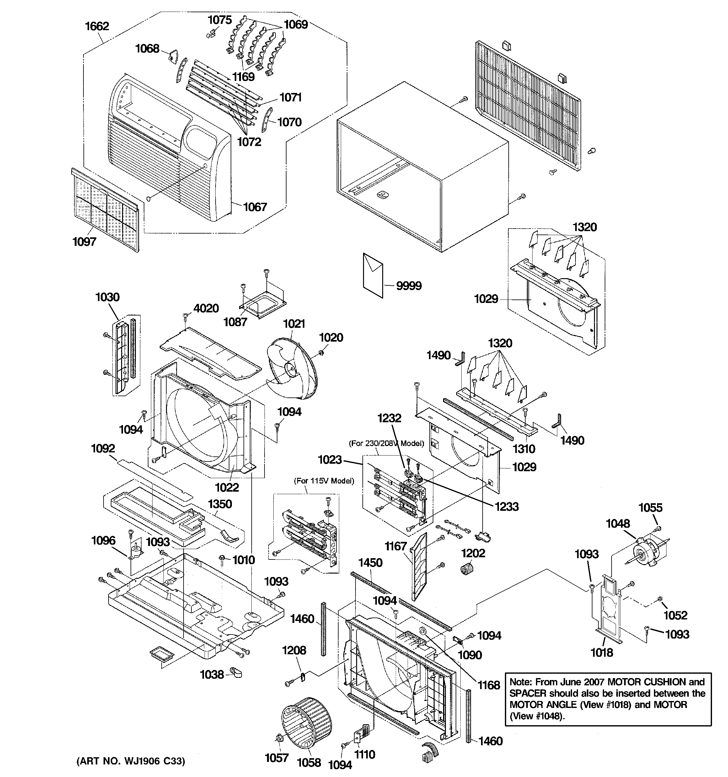 Cabinet & components