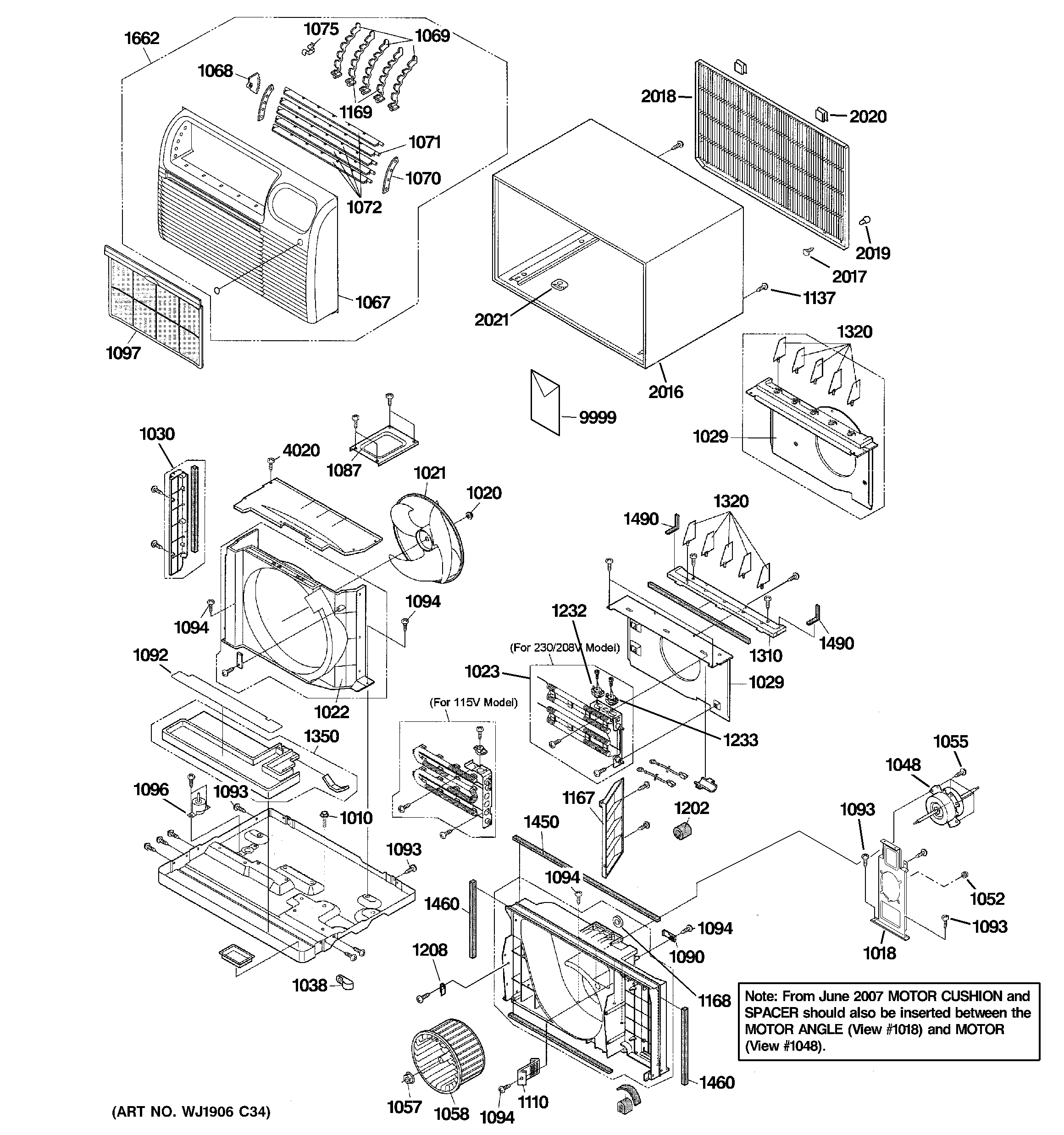 Cabinet & components