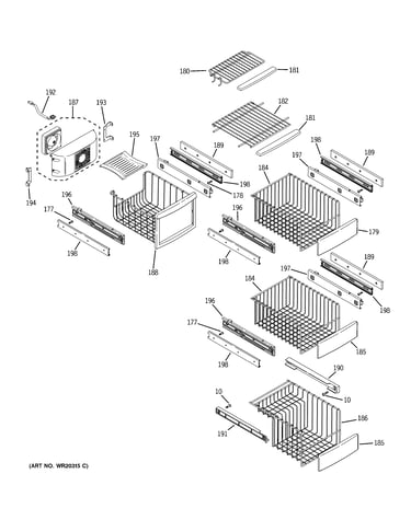 Freezer shelves