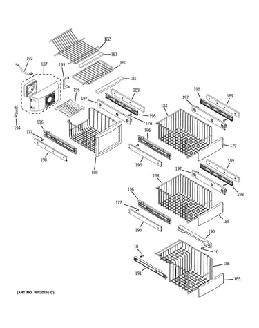 Freezer shelves