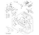 GE PSJC5YGXBFBV ice maker & dispenser diagram