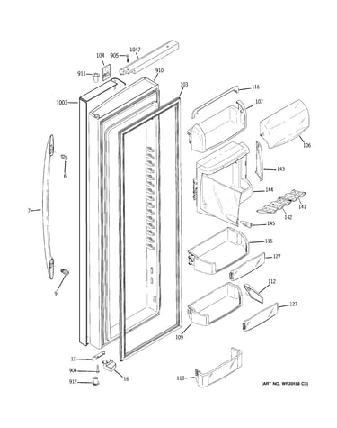 Fresh food door