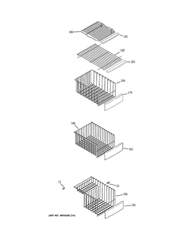 Freezer shelves