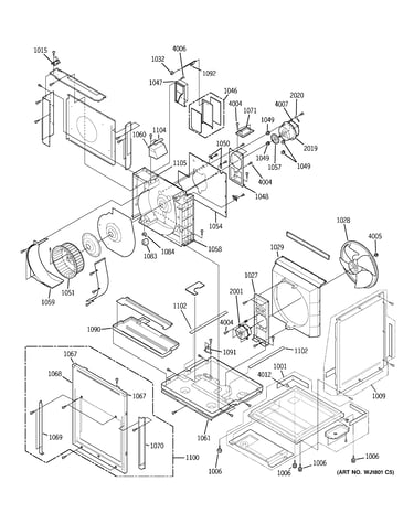 Motor, heater & base pan parts
