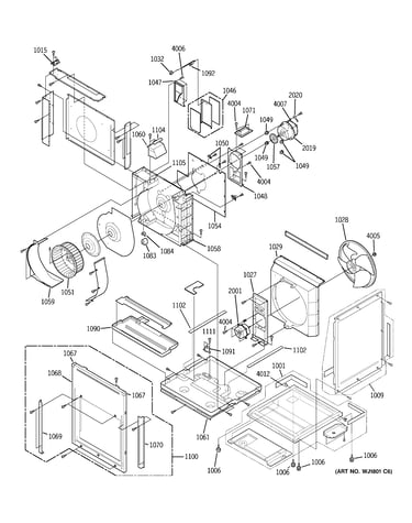 Motor, heater & base pan parts