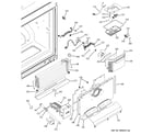 GE PFSS5PJXASS freezer section diagram