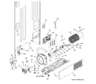 GE PFSS5PJXASS machine compartment diagram