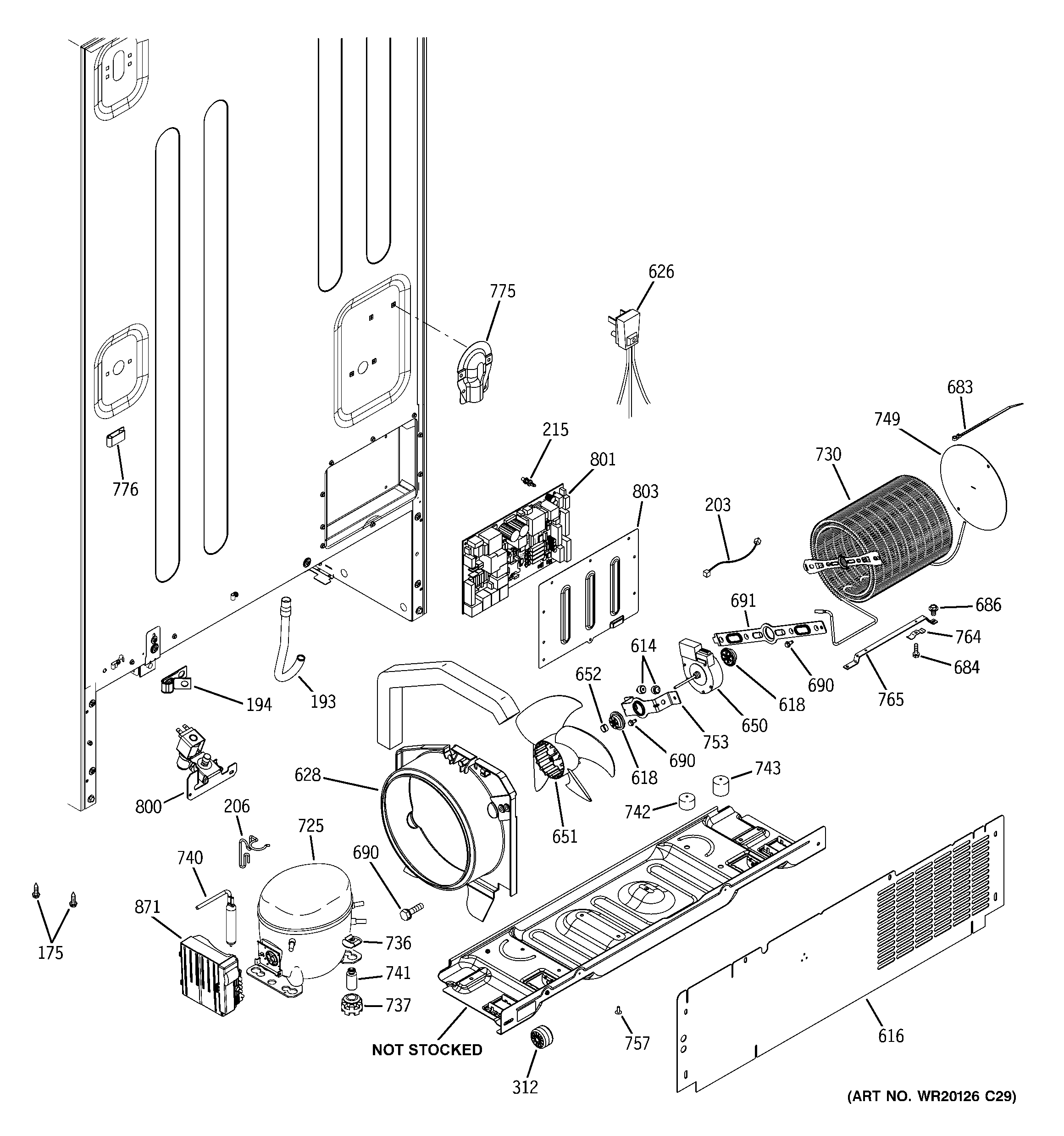 Machine compartment