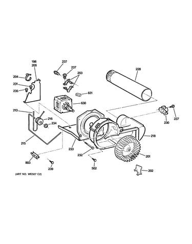Blower & drive assembly
