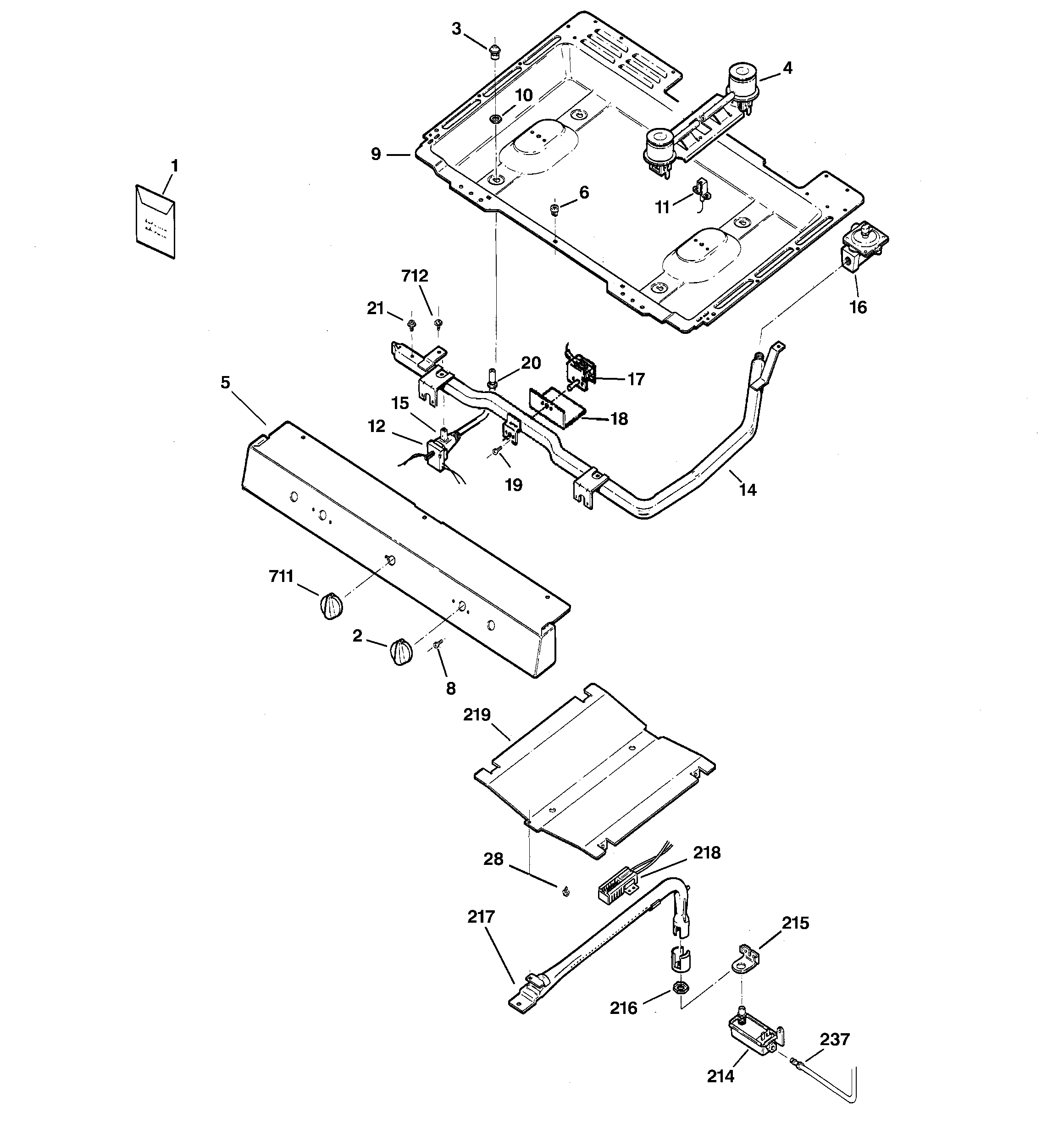 Gas & burner parts