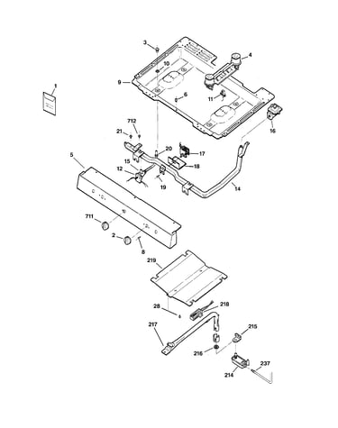 Gas & burner parts