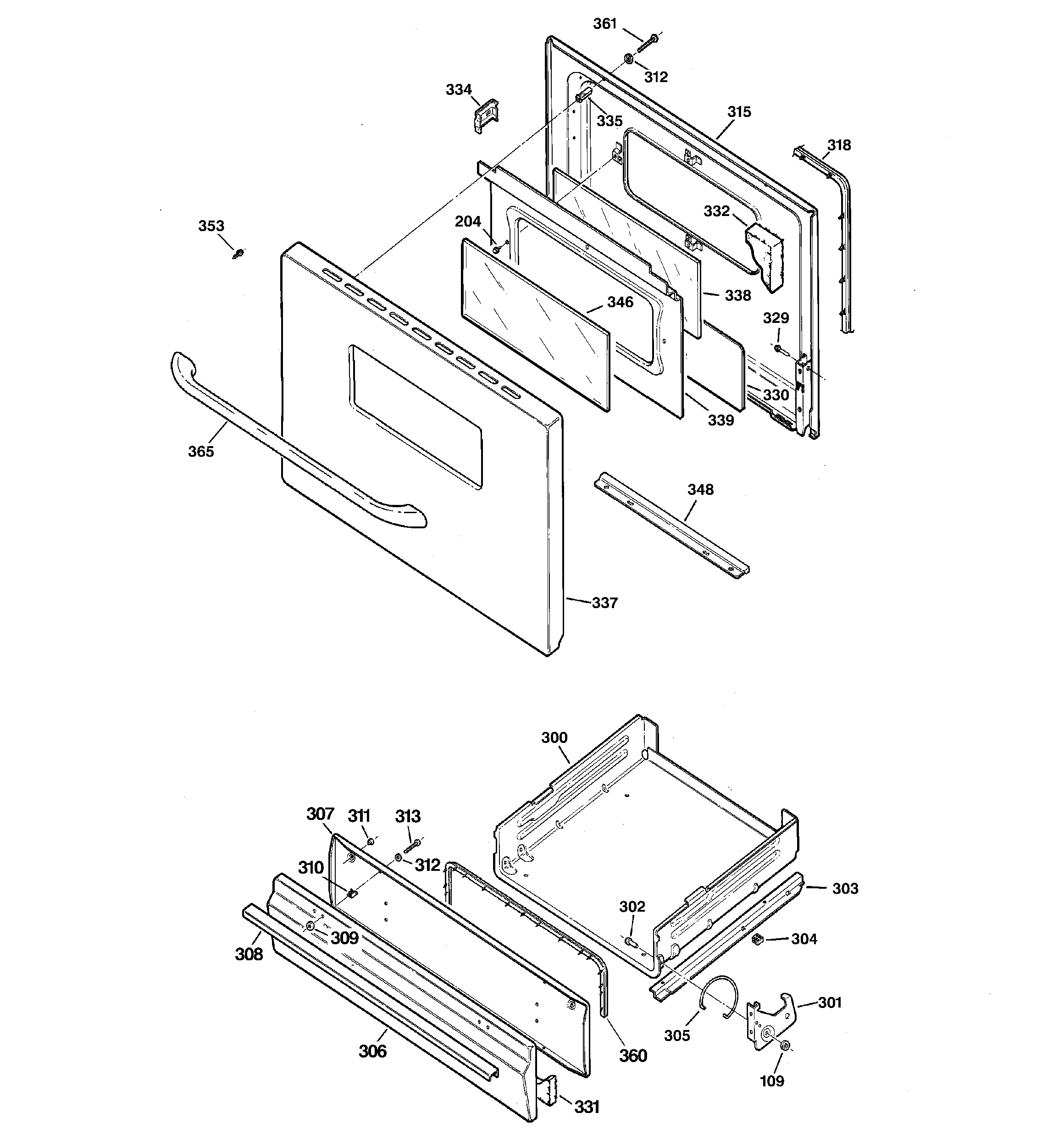 Door & drawer parts