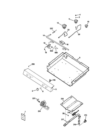 Gas & burner parts