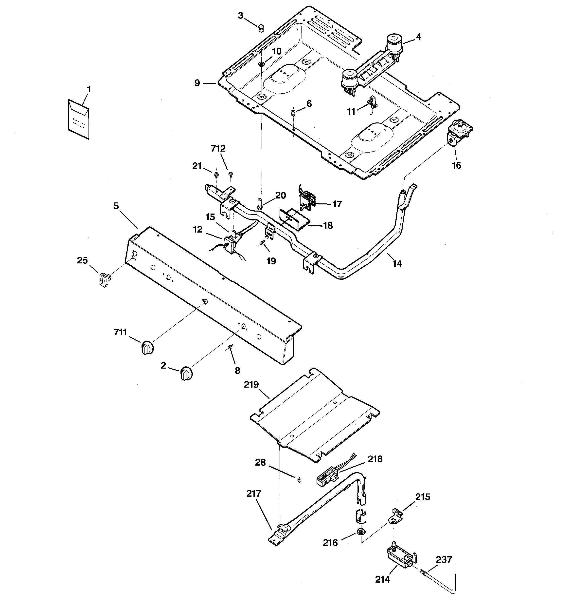 Gas & burner parts