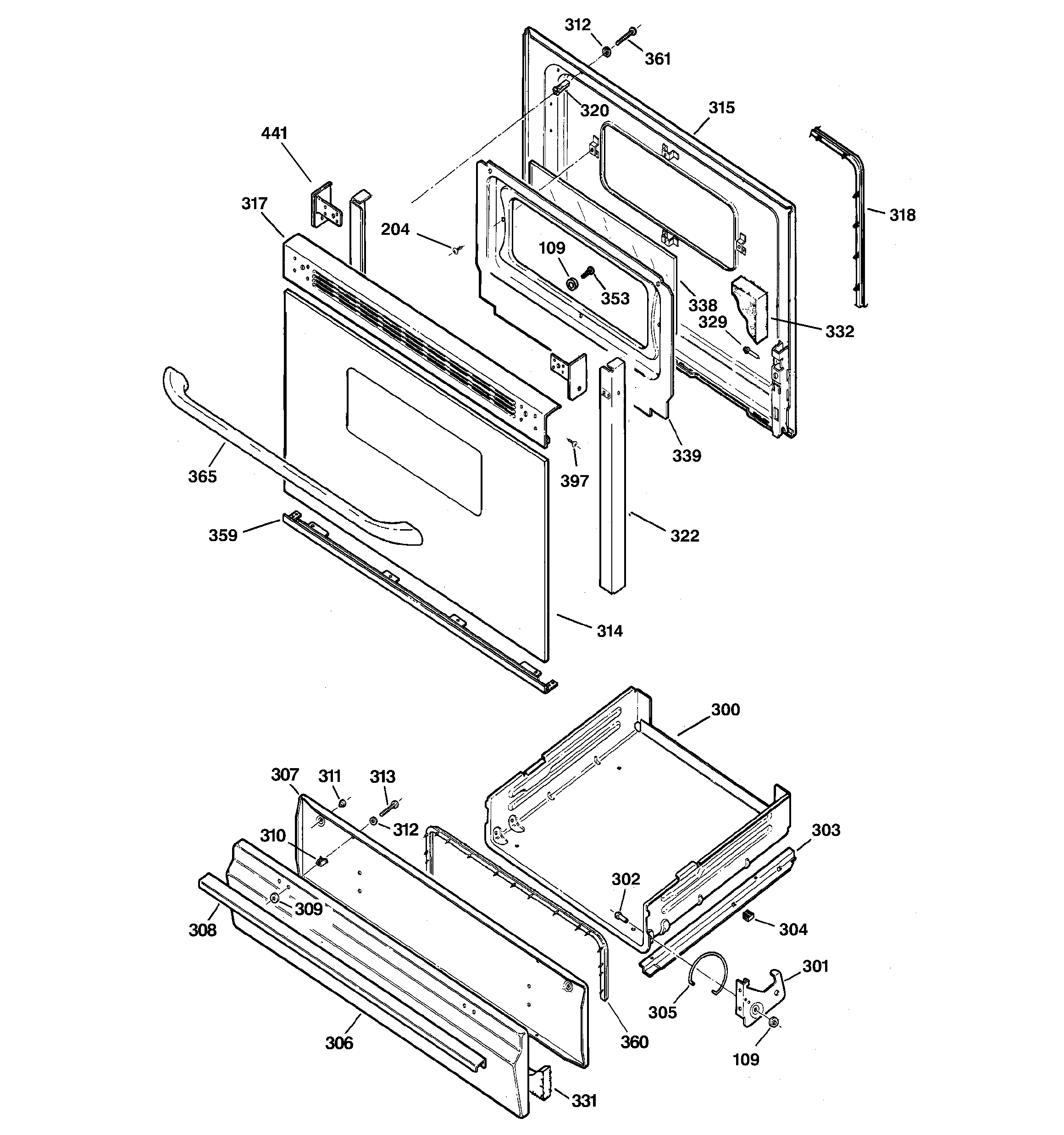 Door & drawer parts