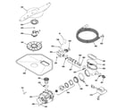 GE ZBD0710N00SS motor-pump mechanism diagram