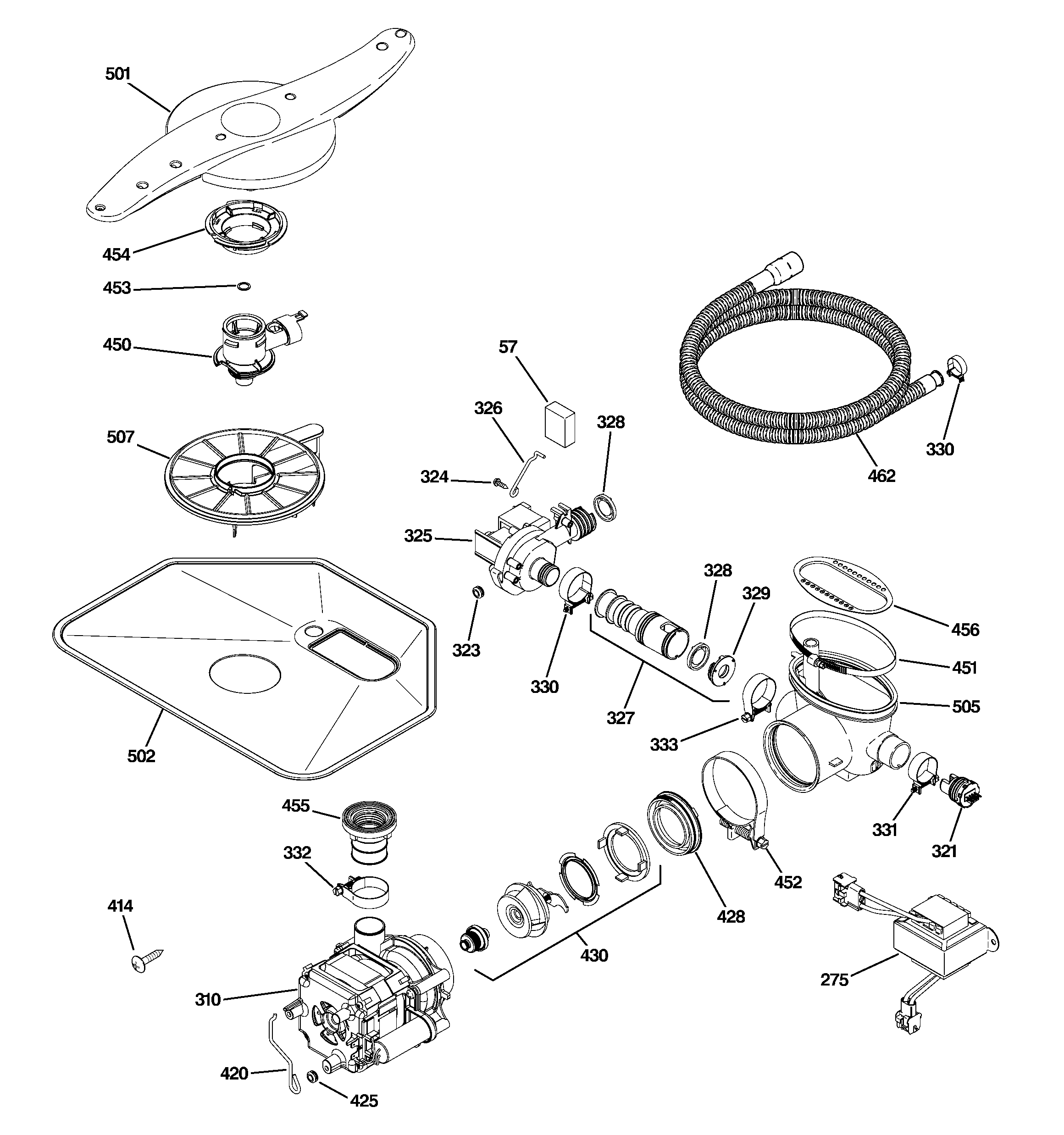 Motor-pump mechanism