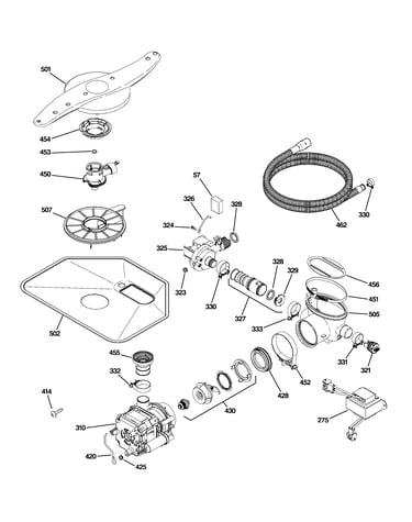 Motor-pump mechanism