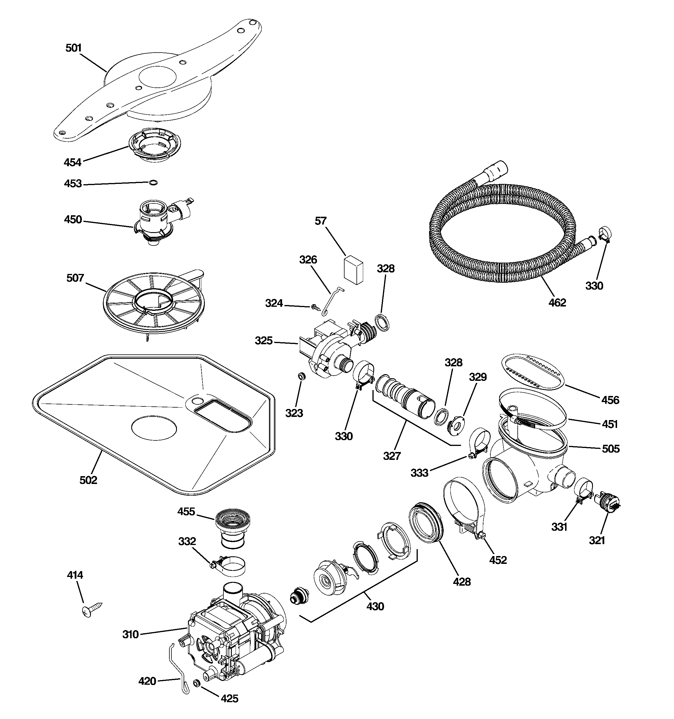 MOTOR-PUMP MECHANISM