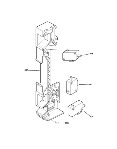 Latch board parts