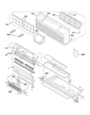 Grille, heater & base pan parts