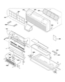 Grille, heater & base pan parts