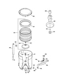 Tub, basket & agitator