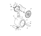 GE DMCD330GH4WC drum diagram