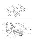 Backsplash, blower & motor assembly