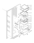 Fresh food shelves