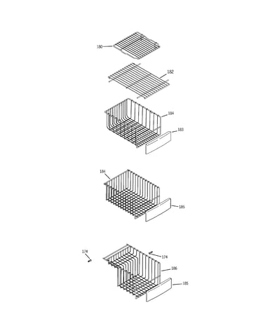 Freezer shelves