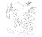 GE DSHF5PGXAEBB ice maker & dispenser diagram