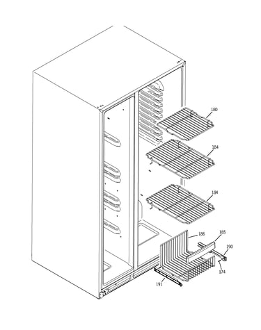 Freezer shelves