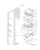 Fresh food shelves