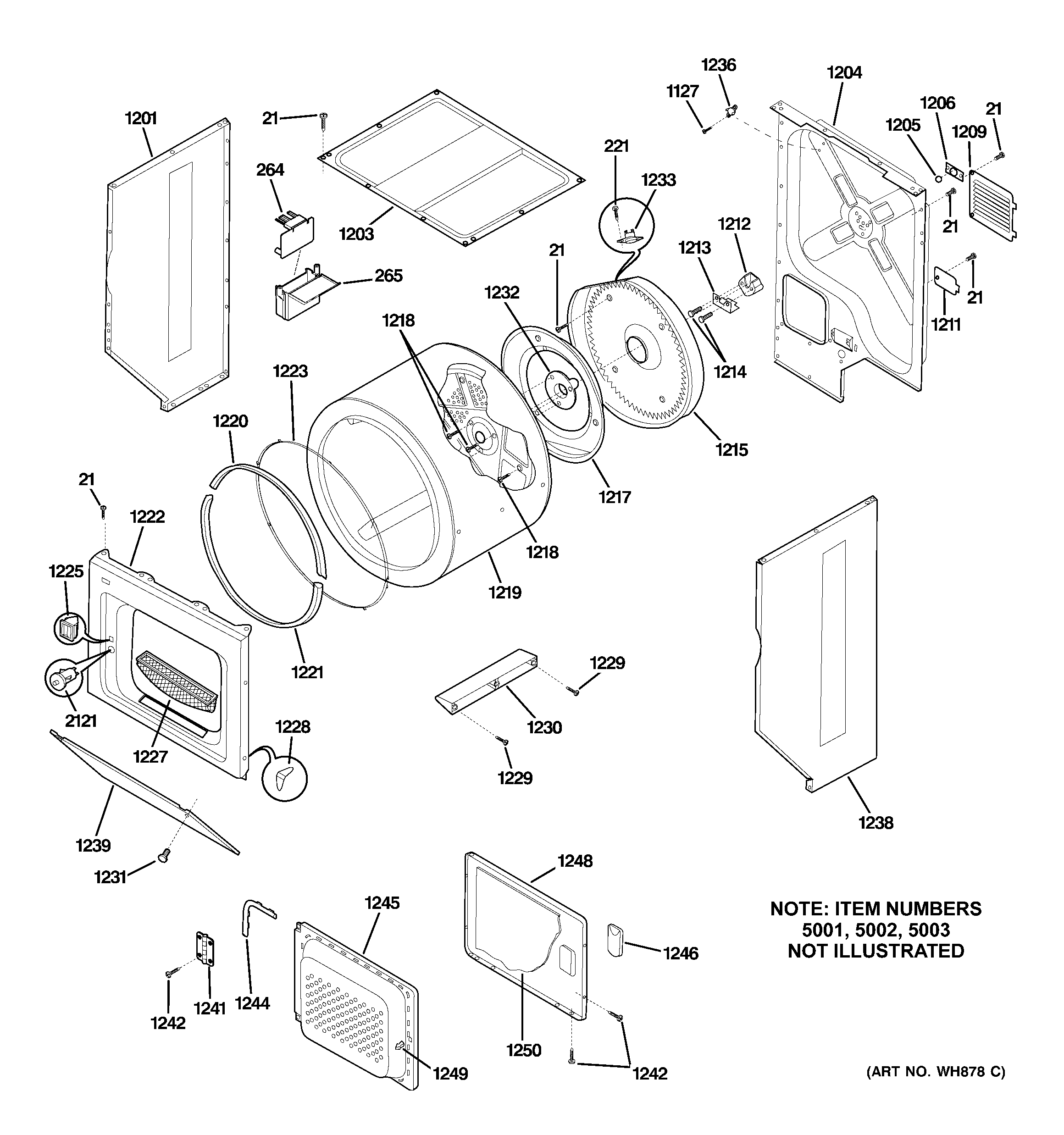 Door & drum parts
