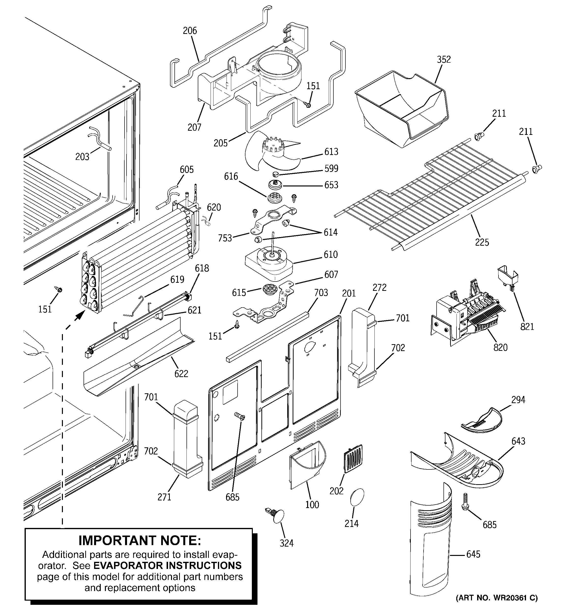 Freezer section