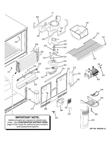 Freezer section