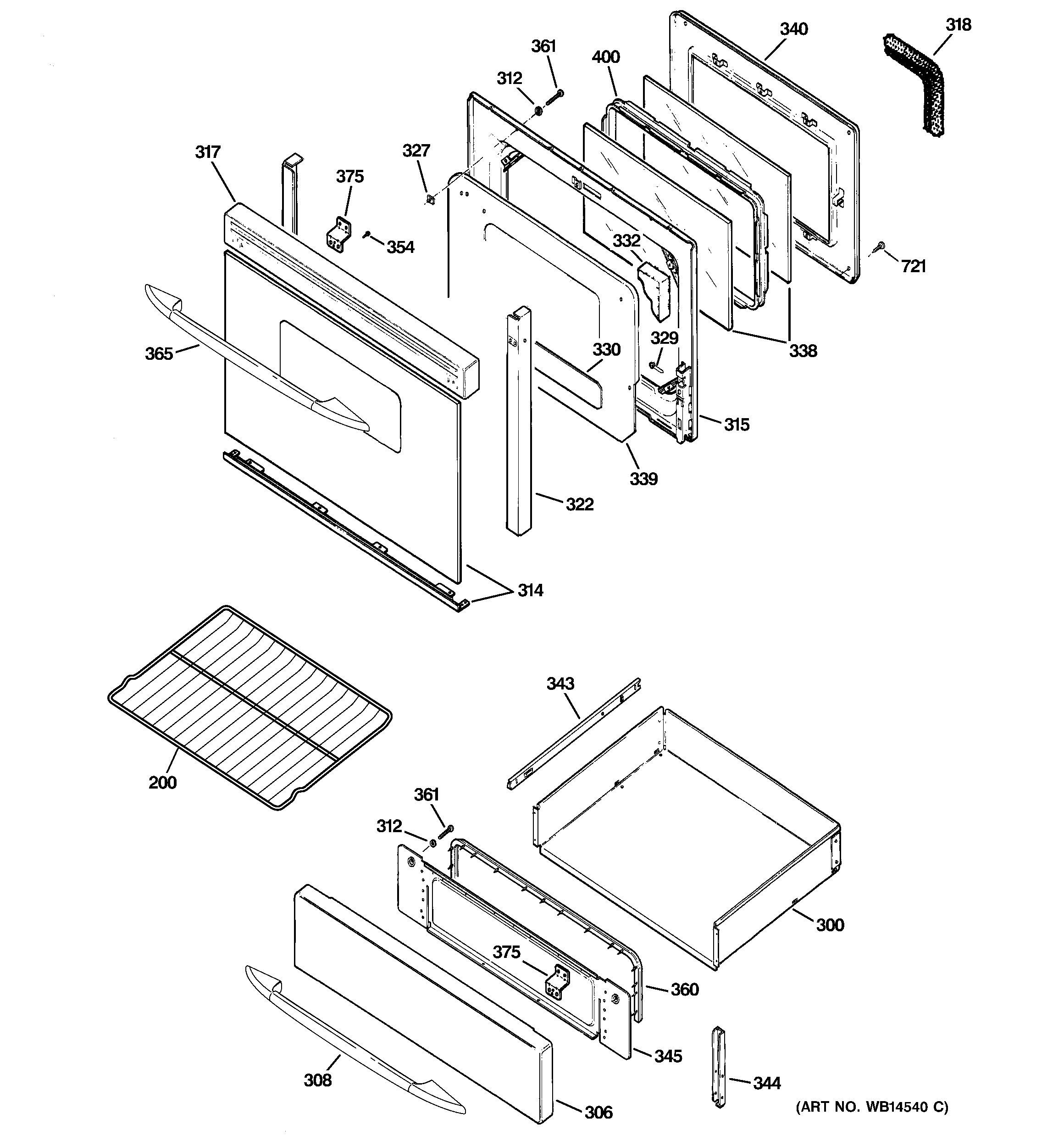 Door & drawer parts