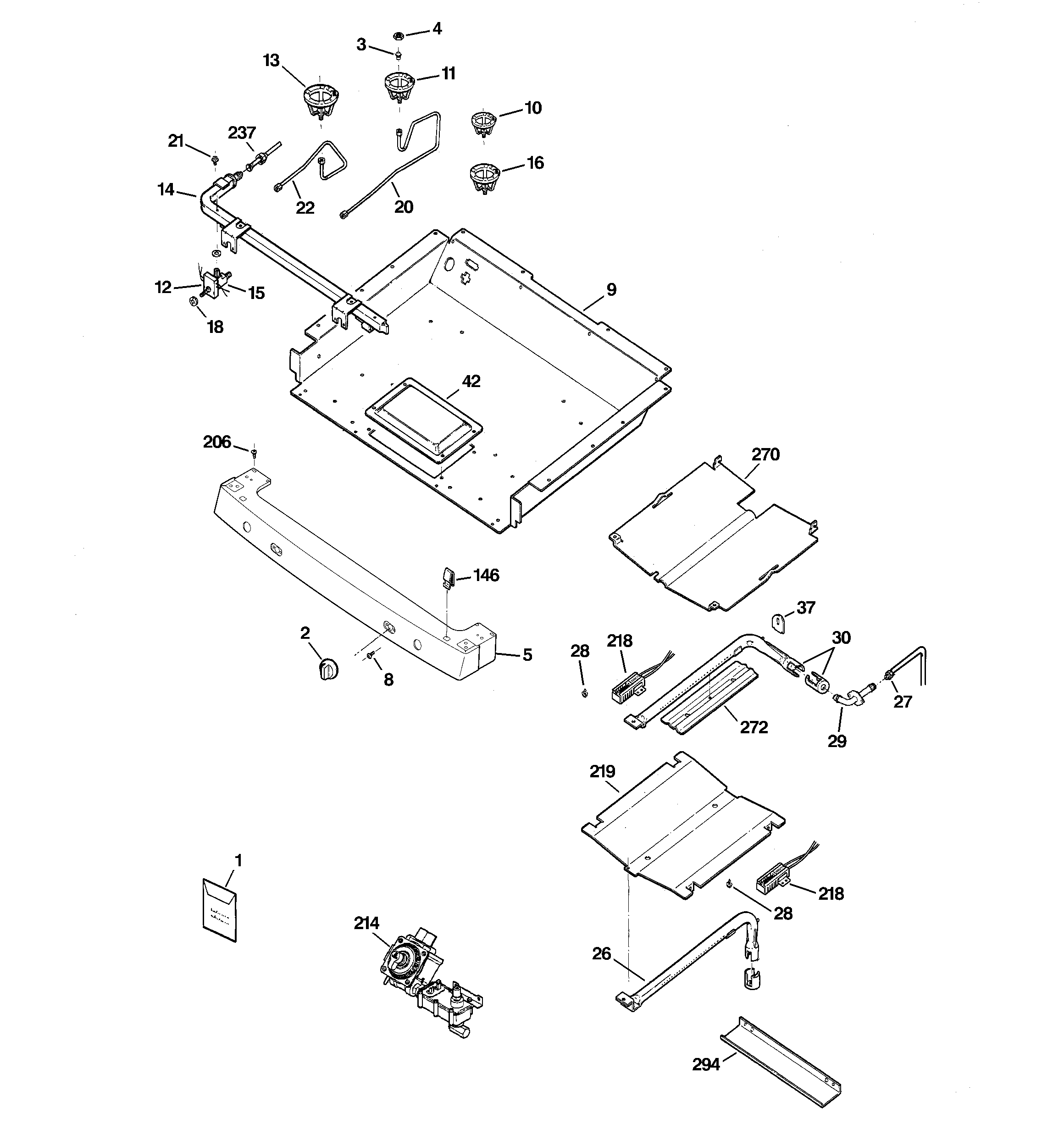 GAS & BURNER PARTS