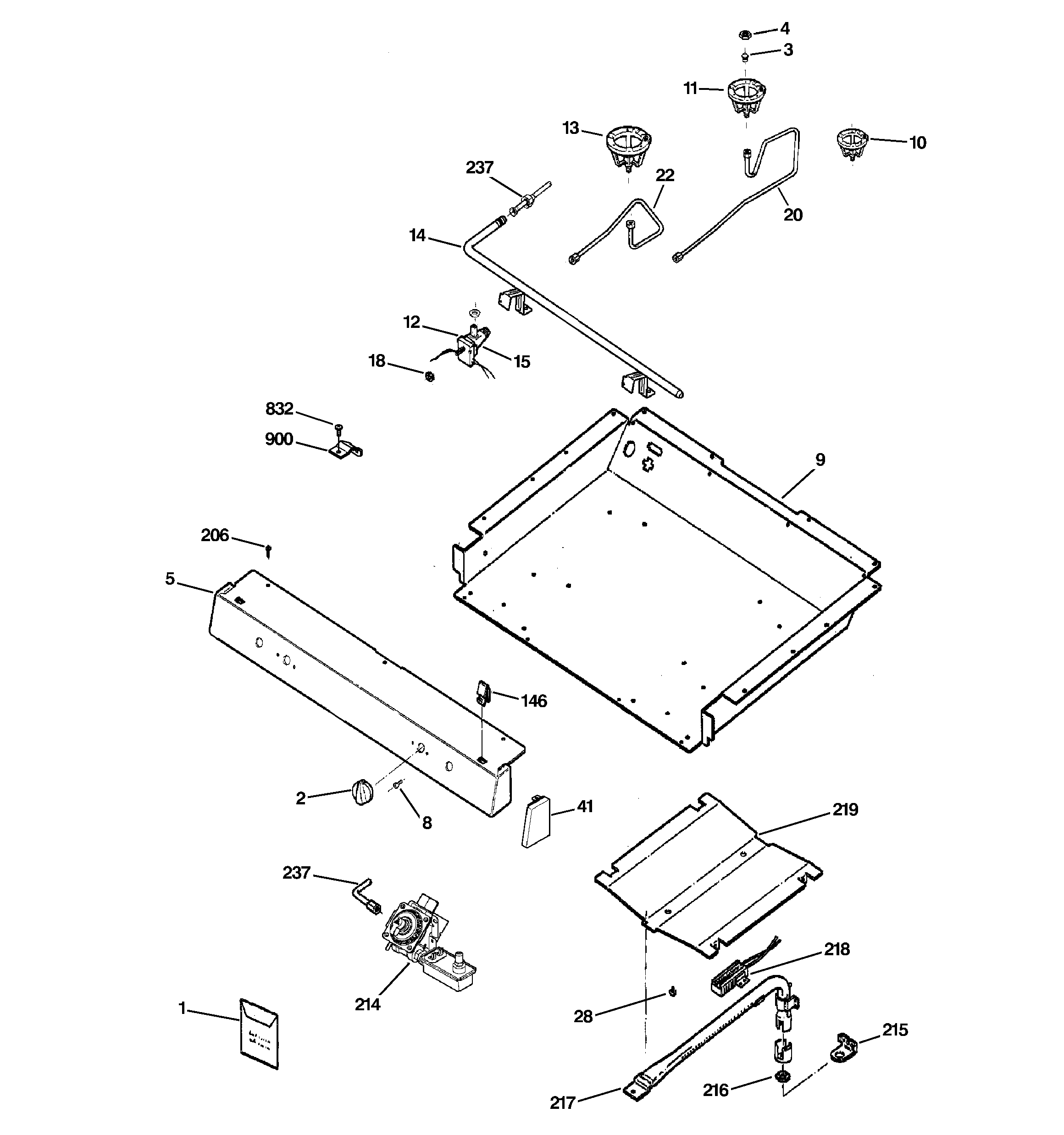 Gas & burner parts