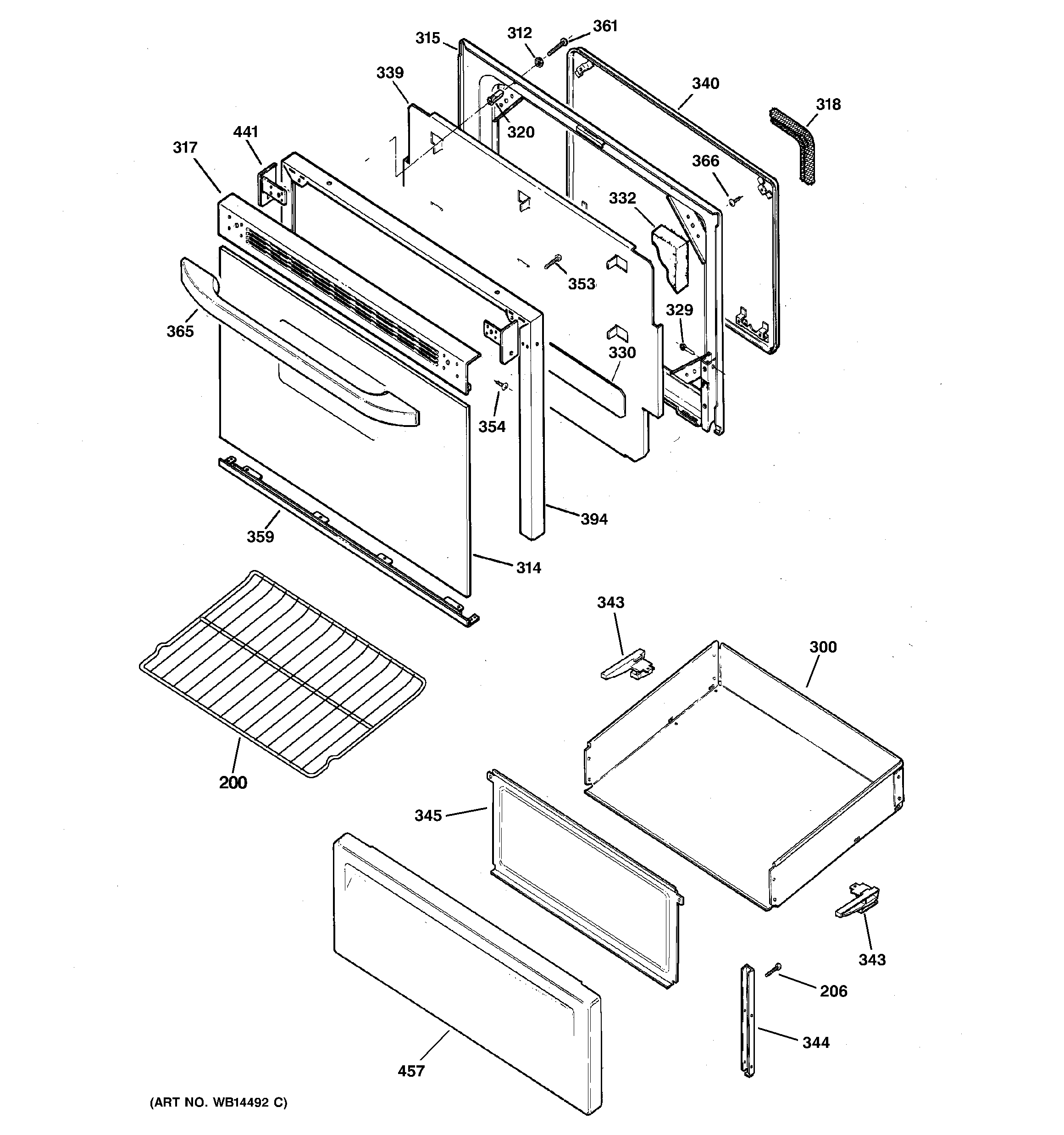Door & drawer parts